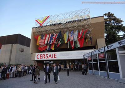 タイルの国際展示会「CERSAIE（チェルサイエ）」2012