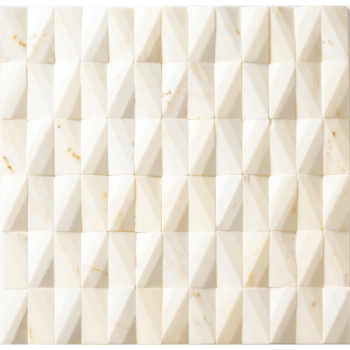Fleur Marble フルールマーブル 50×25角裏メッシュ貼り FLMB-200 カララゴールド