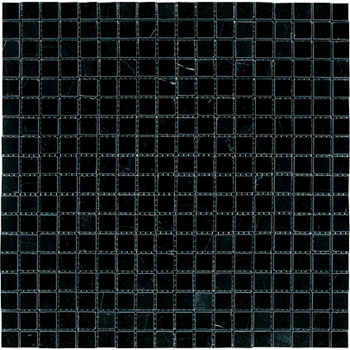 Marble Mosaic マーブルモザイク 15角裏メッシュ貼り MB-115（C） ネロ