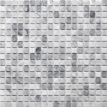Thin Marble Mosaic シンマーブルモザイク 15角裏メッシュ貼り(マット) TMB-02(B) バルジグリオヌボラート