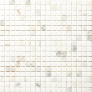 Thin Marble Mosaic シンマーブルモザイク 15角裏メッシュ貼り(マット) TMB-09(C) カラカッタゴールド