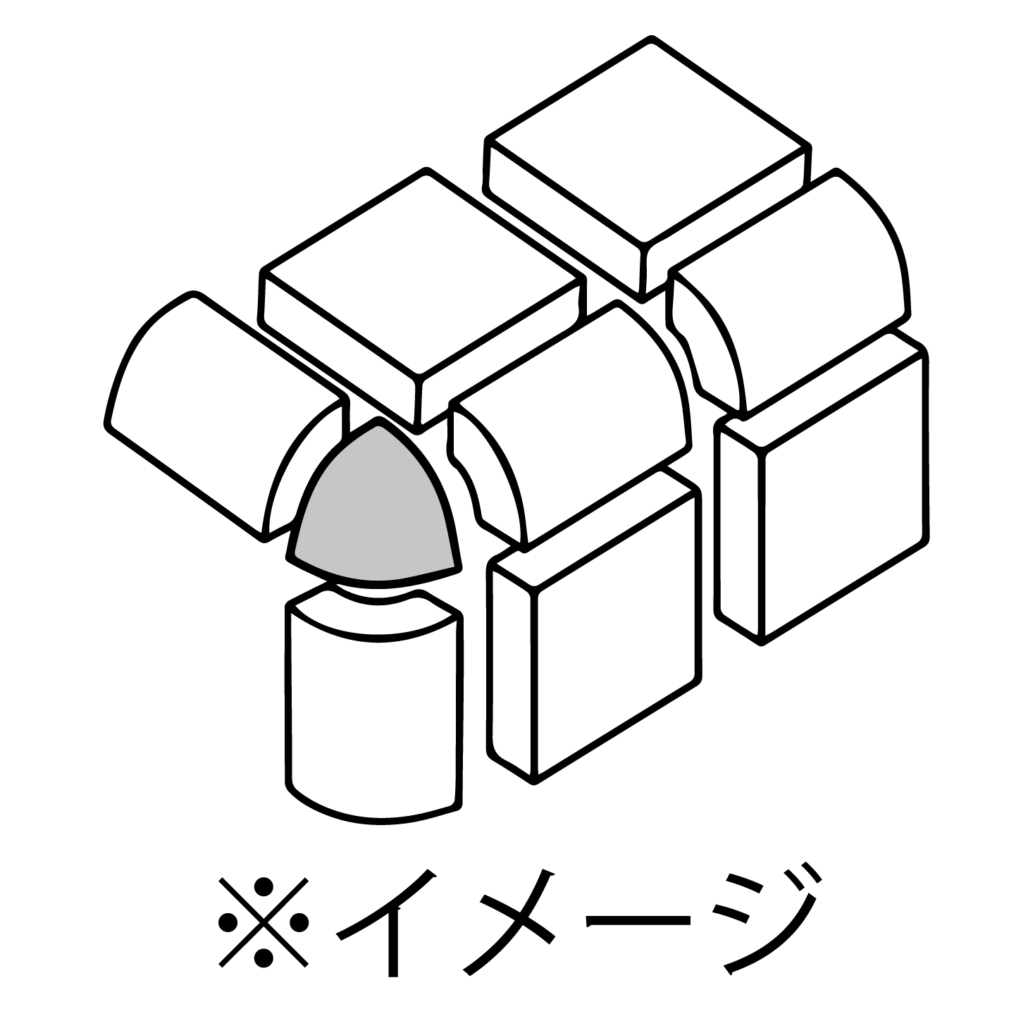 形状イラスト Marezzo マレッゾ 外三角